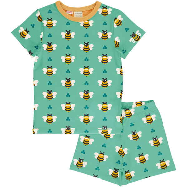 Maxomorra Organic Children's Pyjamas- Bee Pyjama