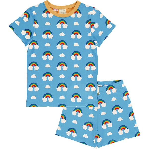 Maxomorra Organic Children's Pyjamas- Rainbow Pyjama