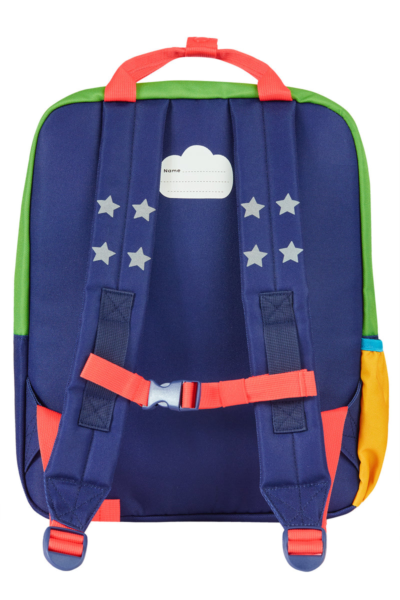 Children's Recycled Frugi Backpack Rucksack- Earth Rainbow - Kid's Ramble Back Pack
