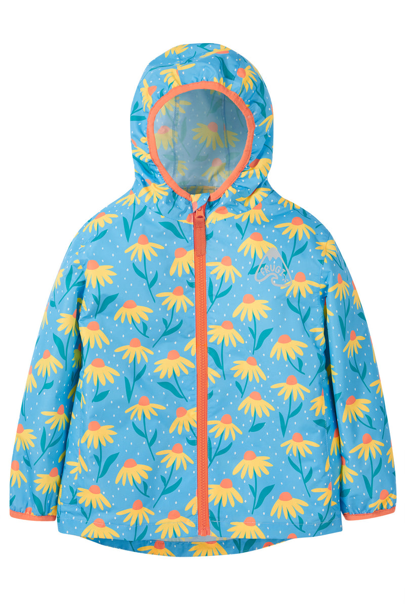Children's Frugi Rain Coat: Echinacea Flowers  - Kid's Clothing