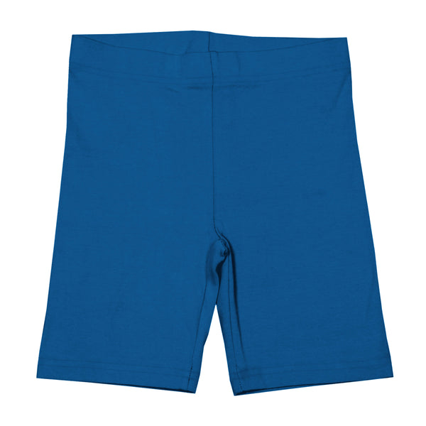 Maxomorra Shorts Cycling Solid Blue-Solid Blue Shorts