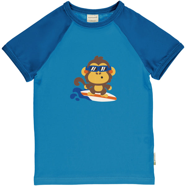 Maxomorra Organic Children's T-shirt - Raglan Monkey