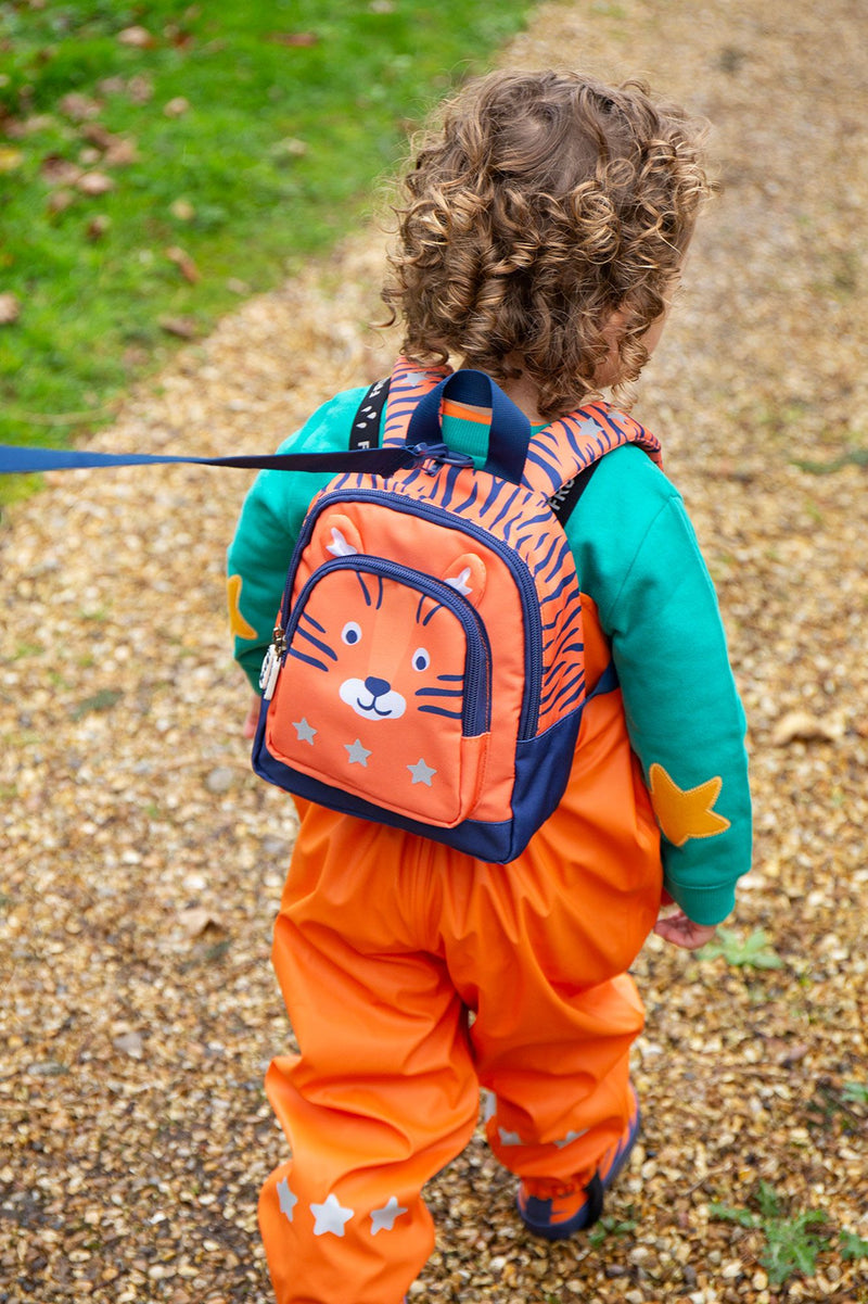 Tiger Backpack with Rein for Children- Toddler Nursery Rucksack