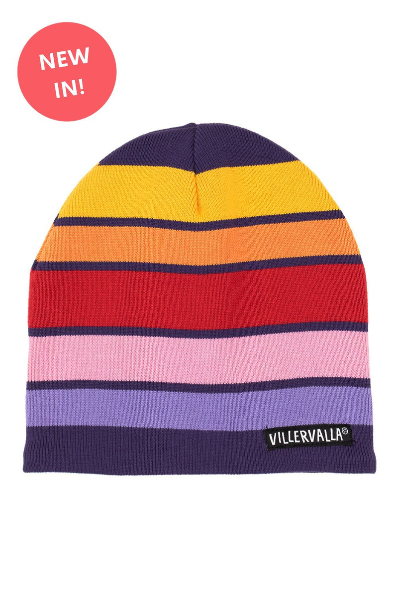 Kids Winter Fleece Hat - Verbier - Purple