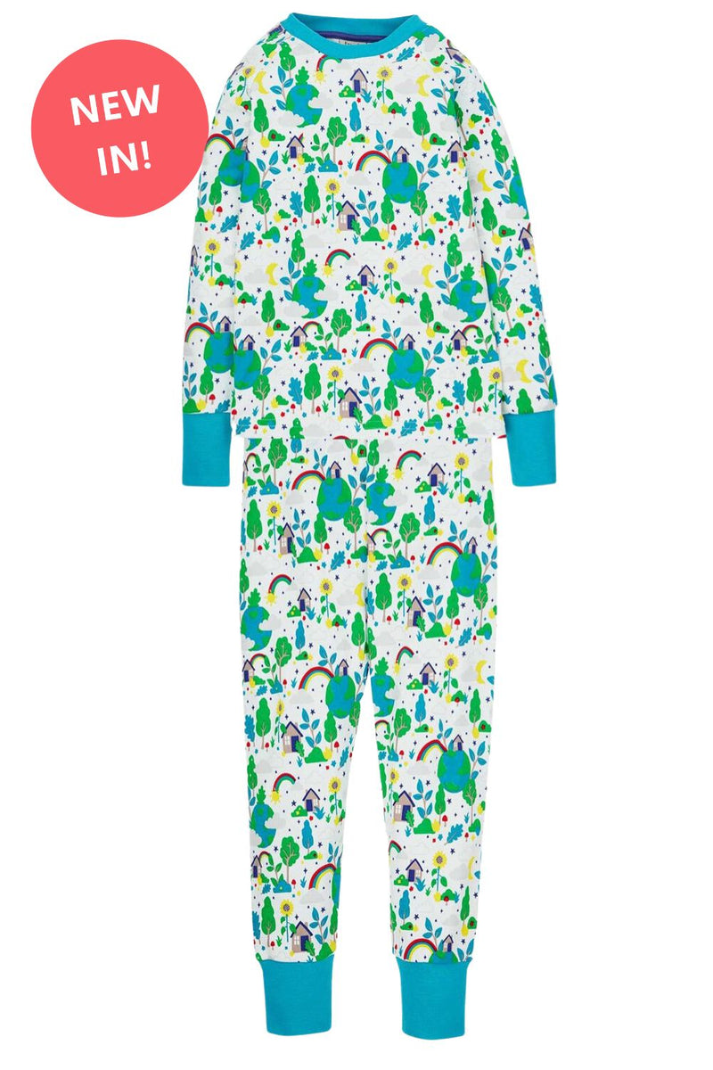 Frugi Midnight Pjs white Earth- Pyjamas Organic-Children's Clothing