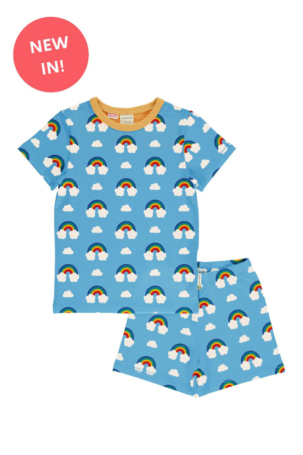 Maxomorra Organic Children's Pyjamas- Rainbow Pyjama
