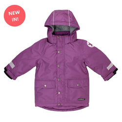Villervalla Winter Parka Coat Acai Purple - Kids organic clothing jacket