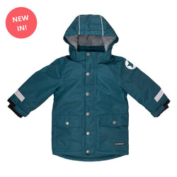 Villervalla Winter Parka Coat Midnight Blue - Kids organic clothing jacket