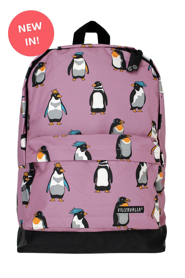 Villervalla Backpack Smoothie Pink Penguin