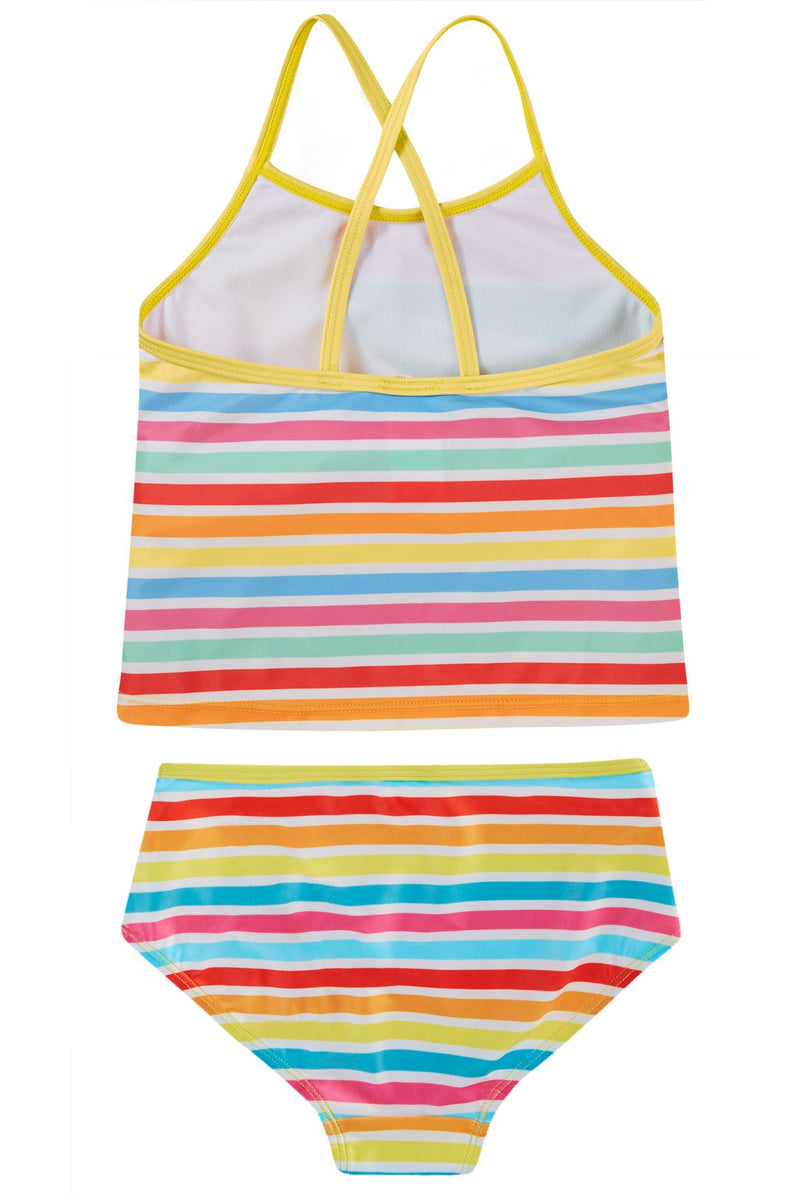 Children's Frugi Kiri Sun rainbow Tankini-Kid's Swimwear two-piece