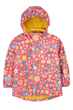 Puddlebuster Coat- Frugi -Smell the Flowers- Lined Waterproof Kids Coat (Puddle Buster Coat)