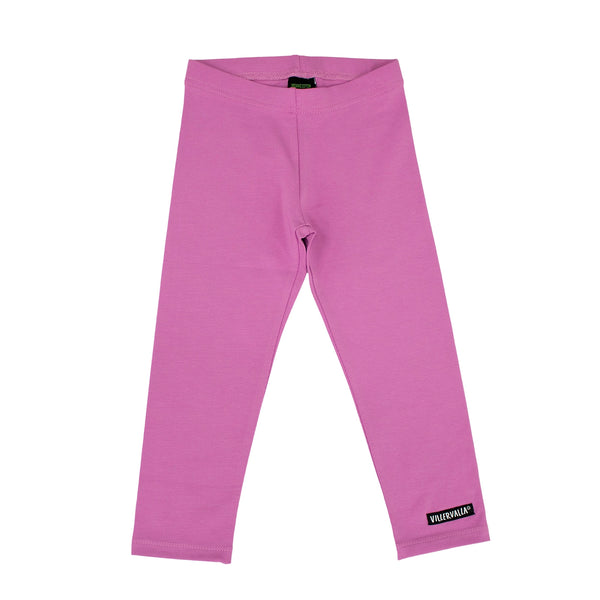 Solid Fuchsia pink Plain or Basic, Organic Cotton Leggings by Villervalla- NEW IN!