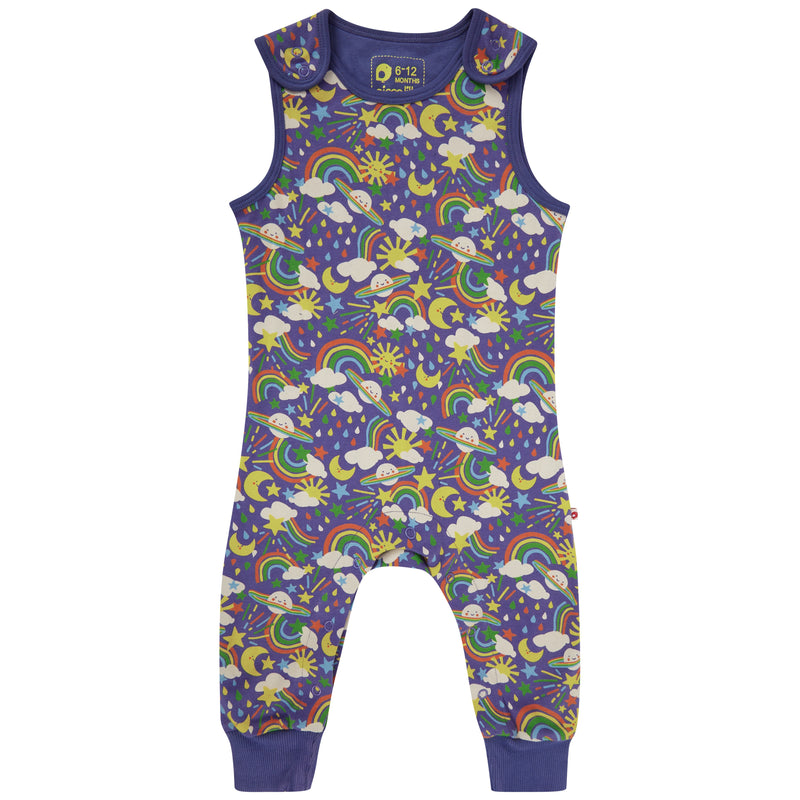 Piccalilly Organic Cotton Dungarees - (0-3m, 3-6m)