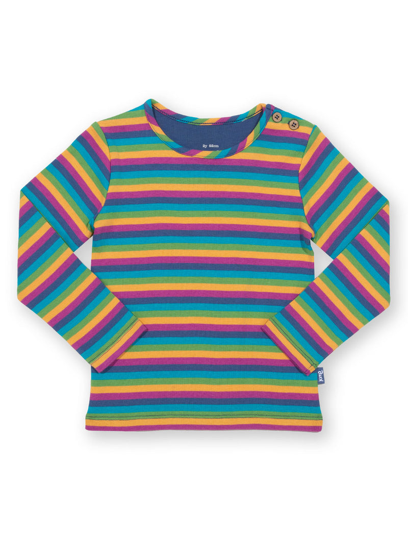 Rainbow Top- Kite Organic Clothing (3-4)