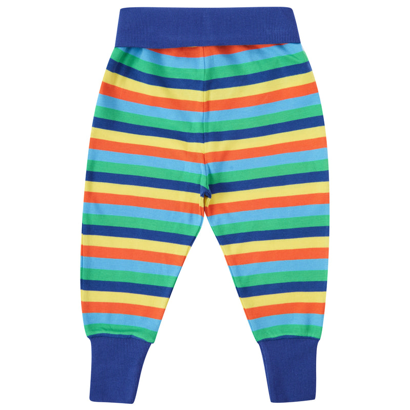 Piccalilly Organic Cotton Pull up trousers-(3-6m, 6-12m, 12-18m)