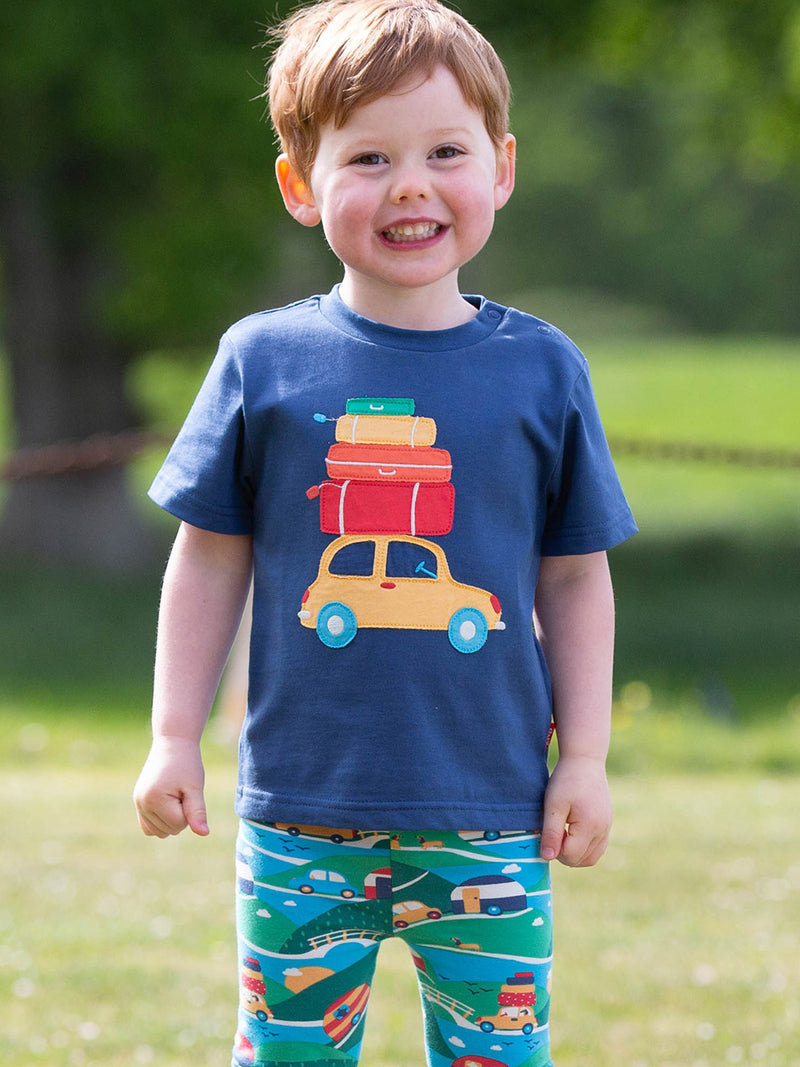 Kite Holibobs- Organic T-shirt- Car- Children's Clothing