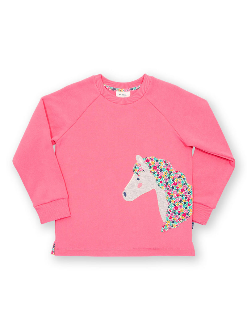 Kite Pony Sweatshirt- Organic Sweater- Horse- Children's Clothing