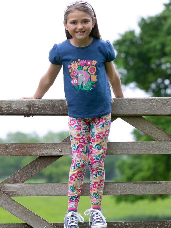 Kite Peek-a-pony- Organic T-shirt- Horse- Children's Clothing