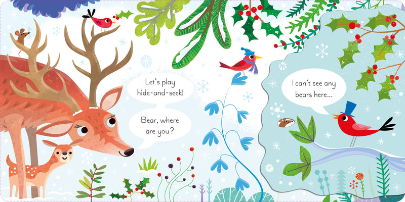 PLAY HIDE AND SEEK WITH REINDEER (USBORNE LIFT THE FLAP)(0-5years)