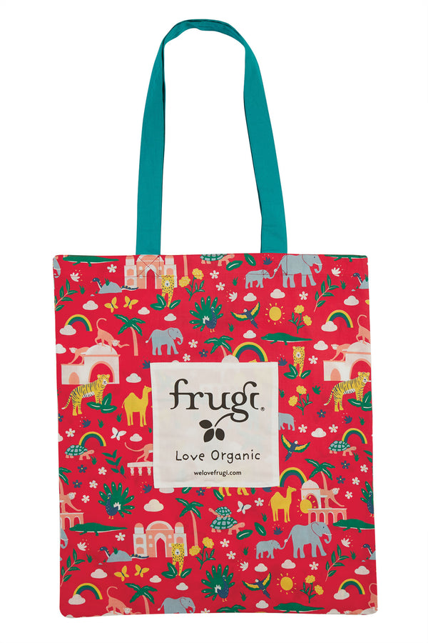 Large Tote Bag, True Red India