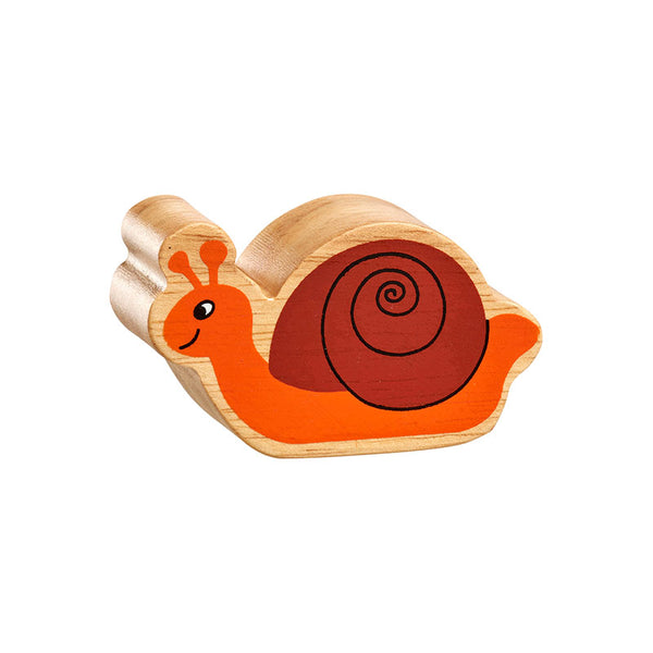 Natural Orange Painted Snail