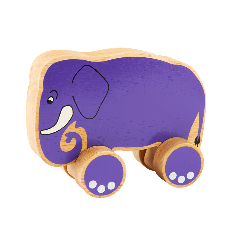 NEW IN! Push Along Purple Elephant