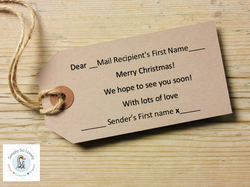 Personalised Tags- Merry Christmas