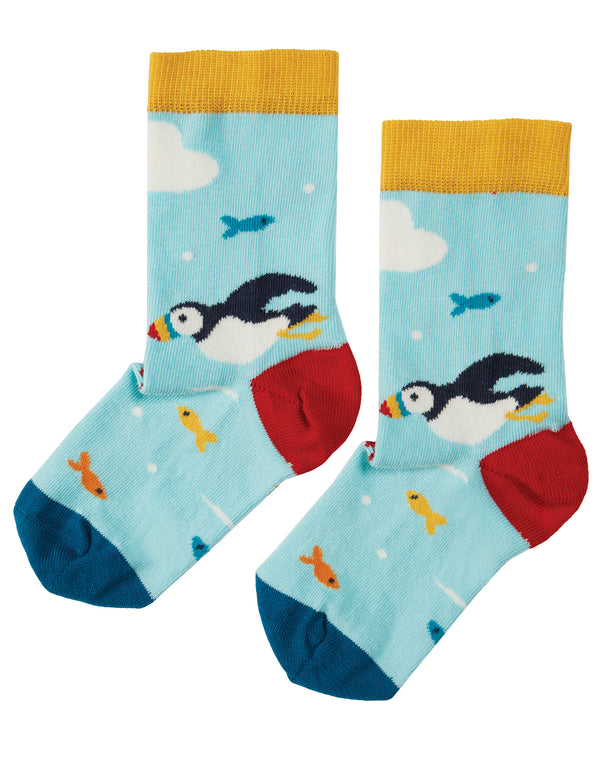 The National Trust Perfect Pair Socks Puffin