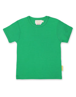T-shirt. Toby Tiger Green Basic Short Sleeved