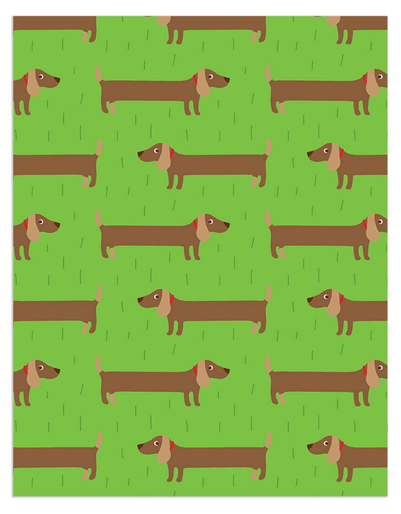 Sausage Dog Wrapping Paper