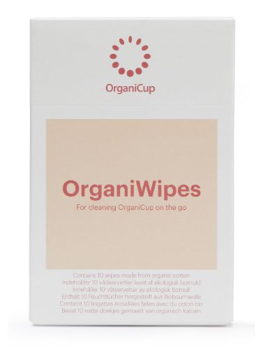 Organicup Organiwipes - Sanitizing For Menstrual Cups 10 Pack