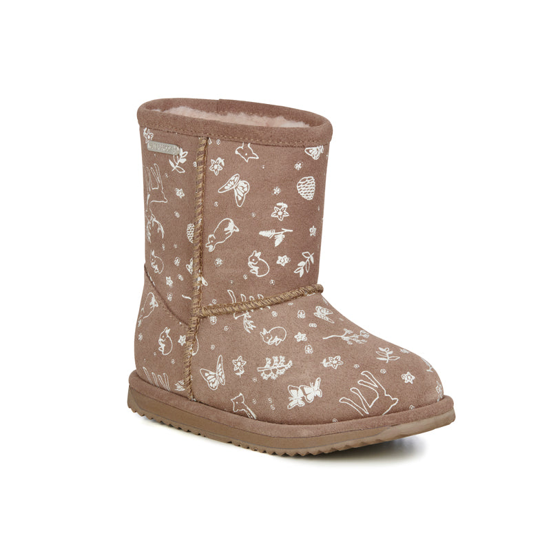 Woodland Brumby Mushroom Waterproof boots