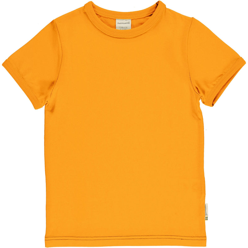 T-shirt Solid-A SOLID TANGERINE