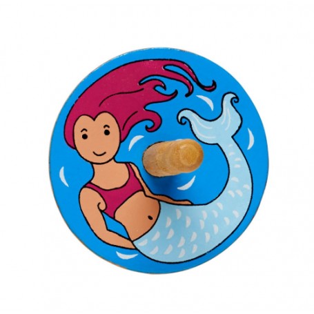 Mermaid spinning top