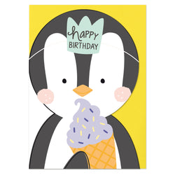 Happy Birthday - Penguin Children's Birthday card